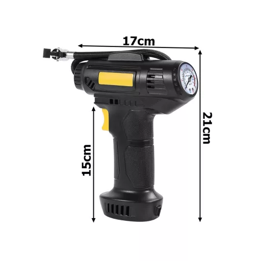 Autós Kompresszor / 12V  Pumpa LED Világítással