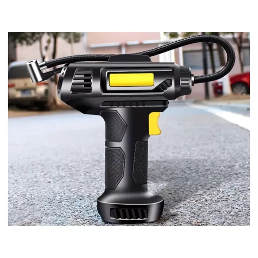 Autós Kompresszor / 12V  Pumpa LED Világítással