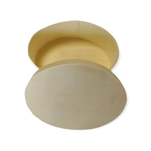 Fa háncs doboz ovál 8cm