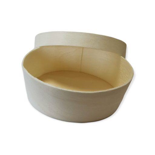 Fa háncs doboz ovál 8cm