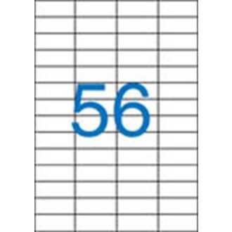Nyomtatható öntapadó etikett A/4-56db/ív