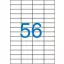 Nyomtatható öntapadó etikett A/4-56db/ív