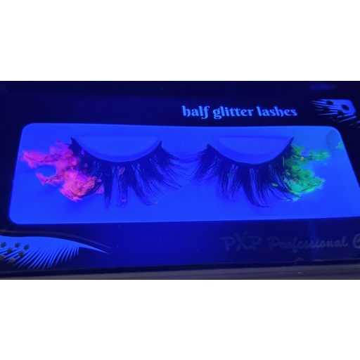 PXP fluoreszkáló Chunky műszempillák Barranquilla stílusú zöld és Pink 41444