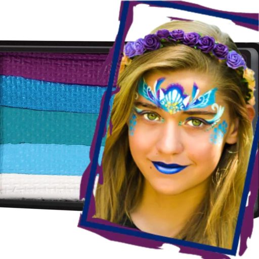 Fusion csíkos arcfesték Indigo Princess 30gr