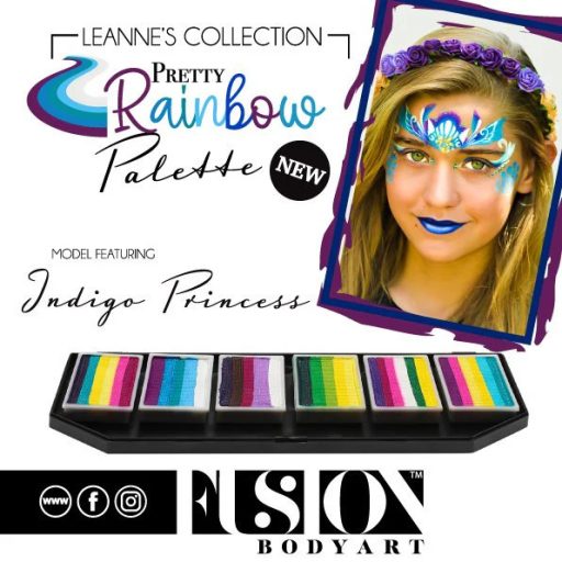 Fusion csíkos arcfesték Indigo Princess 30gr