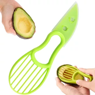 Avokádó, kiwi hámozó és szeletelő