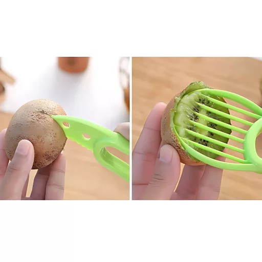 Avokádó, kiwi hámozó és szeletelő