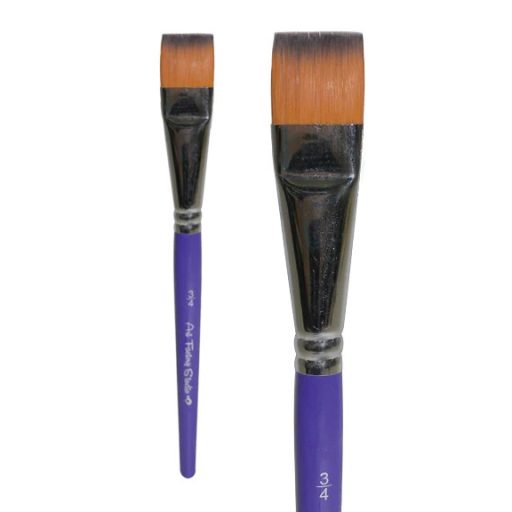Art Factory lapos egyenes arcfestő ecset Flat 3/4"