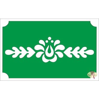 8x5 cm-es Csillámtetoválás sablon - Magyar motívum 12