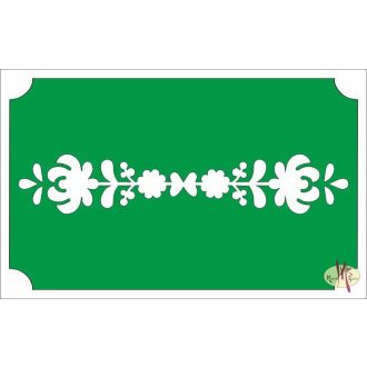8x5 cm-es Csillámtetoválás sablon  - Magyar motívum 13