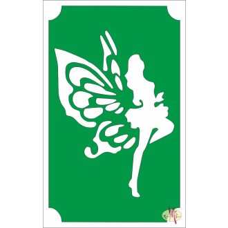   8x5 cm-es Csillámtetoválás sablon -Pillangó kisasszony 32