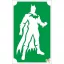 8x5 cm-es Csillámtetoválás sablon - Batman 52