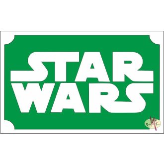 8x5 cm-es Csillámtetoválás sablon - Star Wars 56