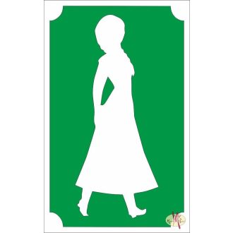 8x5 cm-es Csillámtetoválás sablon - Jégvarázs, Anna 60