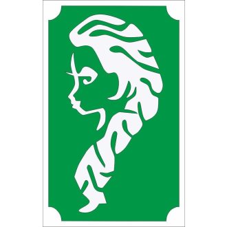 8x5 cm-es Csillámtetoválás sablon - Elza 63