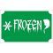 8x5 cm-es Csillámtetoválás sablon - Frozen 64