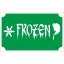 8x5 cm-es Csillámtetoválás sablon - Frozen 64
