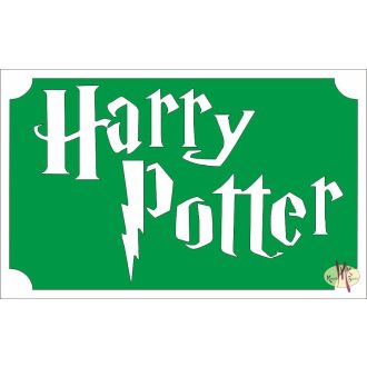 8x5 cm-es Csillámtetoválás sablon - Harry Potter 75