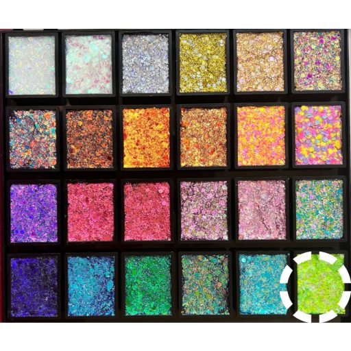 Fusion Glitter csillámkrém  utántöltő Aurora UV