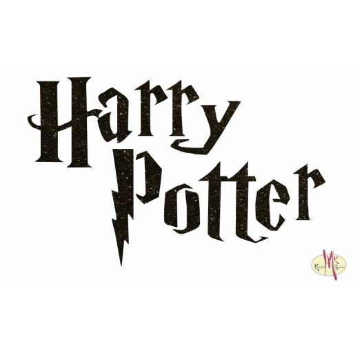 8x5 cm-es Csillámtetoválás sablon - Harry Potter 75