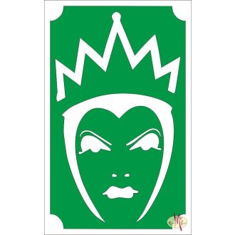   8x5 cm-es Csillámtetoválás sablon - Hófehérke mostoha 81