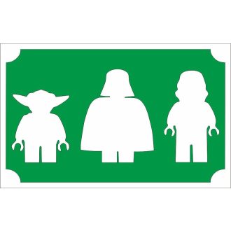 8x5 cm-es Csillám tetoválás sablon - Lego Star Wars 87