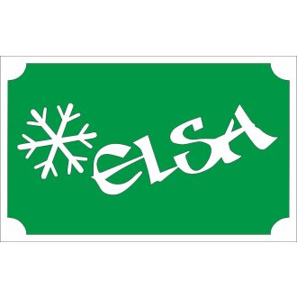 8x5 cm-es Csillámtetoválás sablon - Elsa 88