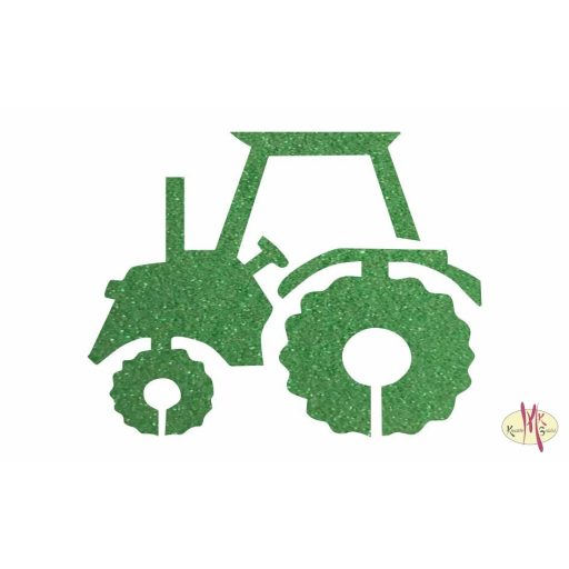 8x5 cm-es Csillámtetoválás sablon - Traktor 94