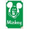 8x5 cm-es Csillámtetoválás sablon - Mickey mouse 104