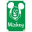 8x5 cm-es Csillámtetoválás sablon - Mickey mouse 104