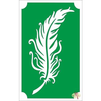 8x5 cm-es Csillám tetoválás sablon -Toll 111