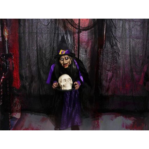 Nagy fekete pókháló halloween dekoráció 2 db/cs