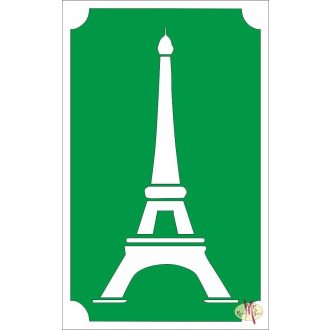 8x5 cm-es Csillám tetoválás sablon - Eiffel torony 125