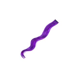 Színes póthaj tincsek-hullámos lila 60cm 