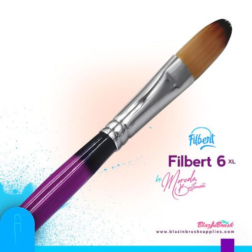 BLAZIN Flibert arcfestő ecset 6XL