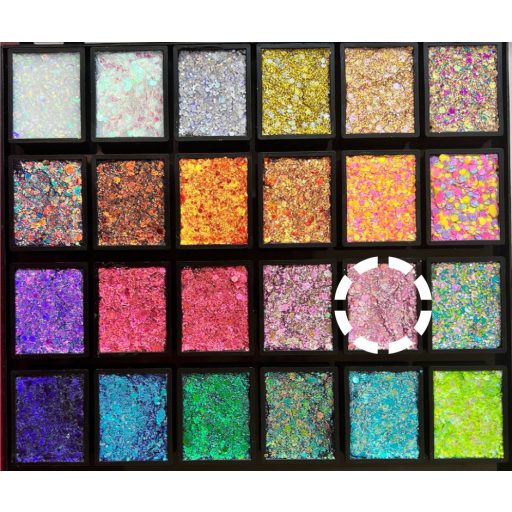 Fusion Glitter csillámkrém  utántöltő Pink Delight UV
