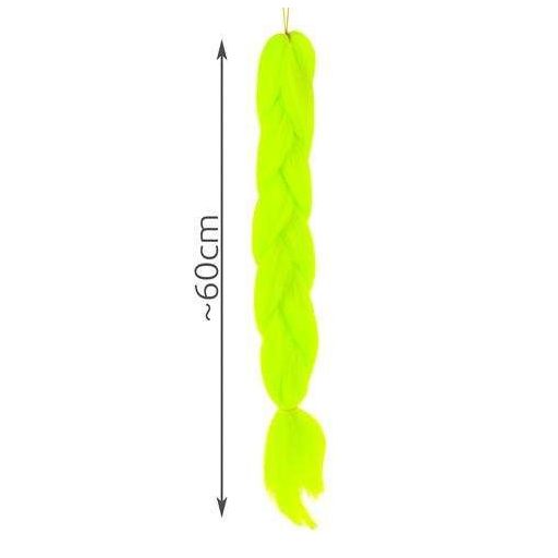 Szintetikus haj színes afro-ombre fonathoz - Neon zöld