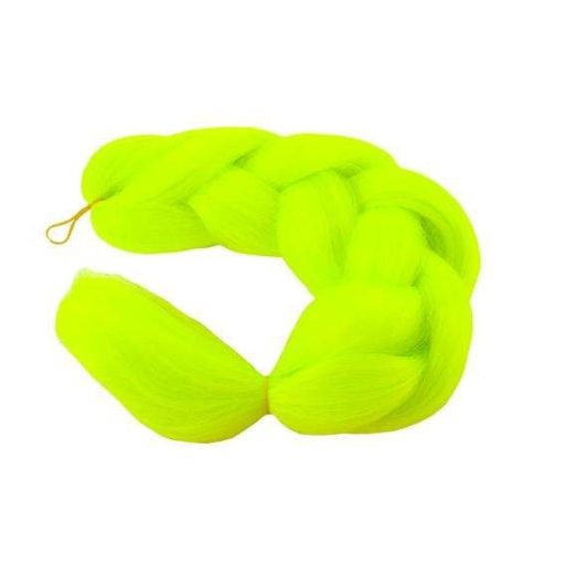 Szintetikus haj színes afro-ombre fonathoz - Neon zöld