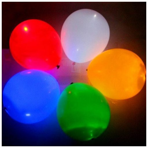 Világító led lufik 5db/cs