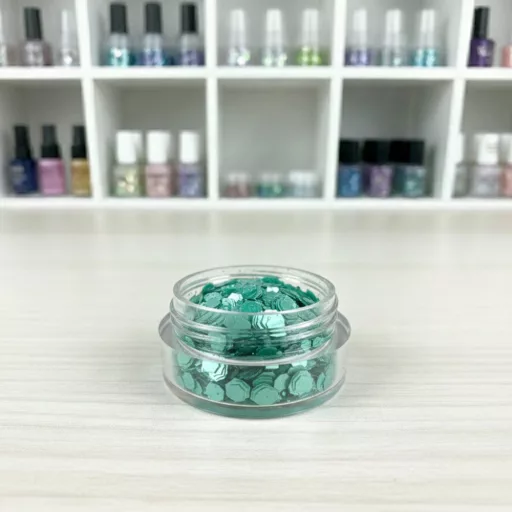 KiviArt Mixed Chunky UV Csillám Green GSL150 - Világító Zöld Nagyszemcsés Glitter