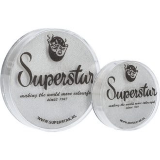   Superstar arcfesték 16g - Csillámos ezüstfehér gyöngyház /Silverwhite with glitter (shimmer)065/