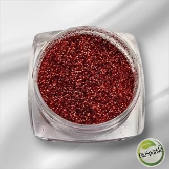 Kozmetikai Bio csillám Red