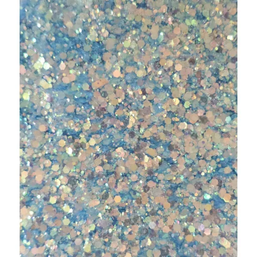 KiviArt Frozen Mixed Chunky Csillám GSL099 - Jégvarázs Kék Glitter Sminkhez