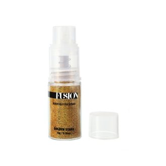 Fusion Glitter Pump Spray Golden Stars - Holographic Gold