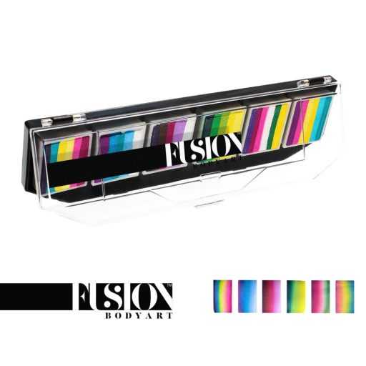 Fusion csíkos arcfesték paletta – Leanne's Pretty Rainbow