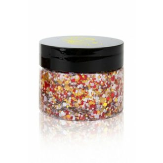 PXP chunky   csillámkrém - piros-fehér-arany 40ml