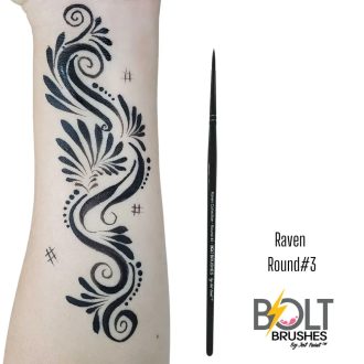 Bolt by Jest Paint RAVEN arcfestőecset  Round #3 Kontúr