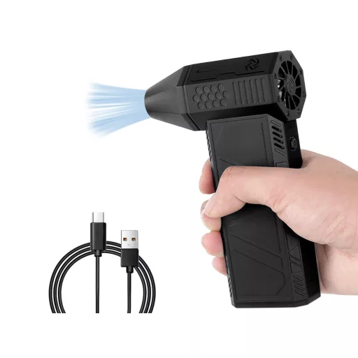 Erőteljes vezeték nélküli elektromos porfúvó 130 000 RPM teljesítménnyel