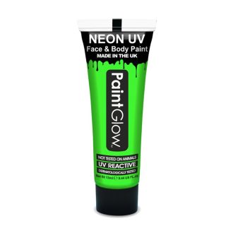 Paintglow Uv - Neon arc és testfesték zöld 10ml