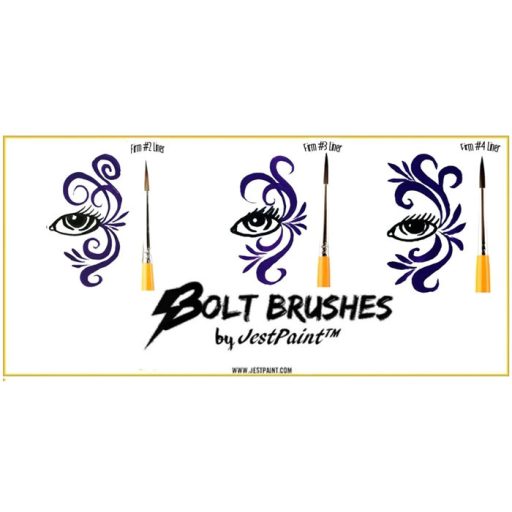 Bolt by Jest Paint arcfestőecset FIRM Liner #3 kerek vonal
